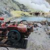 Kawah Ijen, Indonesien, Schwefelmine