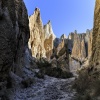 New Zealand, Southern Alps, Clay Cliffs