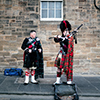 Edinburgh bagpipers