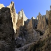 New Zealand, Southern Alps, Clay Cliffs