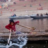 Ghats and Hindus, Varanasi/India