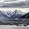 New Zealand, Southern Alps, Mount Cook, Lake Pukaki