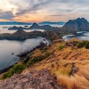 Insel Padar Sonnenuntergang 