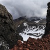 New Zealand, Ruapehu volcano, crater lake