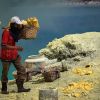 Kawah Ijen, Indonesien, Schwefelmine