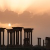 syrien, palmyra, tetrapylon