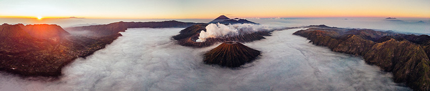 Sonnenaufgang Bromo Semeru Tengger