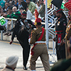 Indien, Grenzschließungszeremonie Attari/Wagah