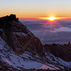 New Zealand, Ruapehu volcano, crater lake