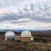 New Zealand, Southern Alps, Mount John space observatory
