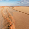 Namib aerial image sunrise