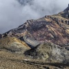 New Zealand, Ruapehu volcano, crater lake