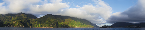 Neuseeland, Doubtful Sound, Panorama