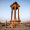 syrien, palmyra, tetrapylon