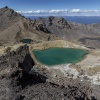 New Zealand, Tongariro Alpine Crossing, Emerald Lakes