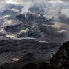 New Zealand, Ruapehu volcano, crater lake