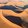 Namib aerial image sunrise