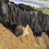 New Zealand, Southern Alps, Clay Cliffs