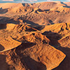 Namib Luftfotos Sonnenaufgang