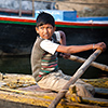 Ghats und Hindus, Varanasi/Indien