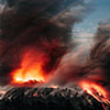 Ibu volcano eruption