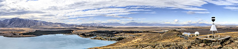 Neuseeland, Südliche Alpen, Lake Tekapo panorama