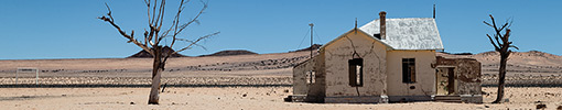 Abandoned station of Trans-Namibian Seeheim-Lüderitz railway line