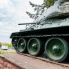 Soviet tank memorial in in Brandenburg upon Havel