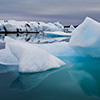 Iceland, South, Jökulsárlón lagoon