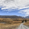 New Zealand, Southern Alps, Mount John space observatory