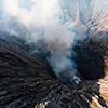 Drone Bromo volcano