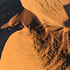 Namib aerial image sunrise