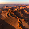 Namib Luftfotos Sonnenaufgang