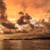 Fidschi, Suva, Hafen, Sonnenuntergang