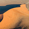 Namib aerial image sunrise