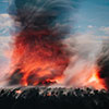 Ibu volcano eruption