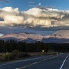 Neuseeland, Tongariro Sonnenuntergang