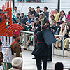 Indien, Grenzschließungszeremonie Attari/Wagah