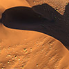 Namib aerial image sunrise