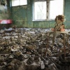 Pripyat, school, gas masks