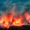 Ibu volcano eruption