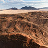 Namib aerial image sunrise