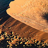 Namib aerial image sunrise