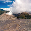 Bromo volcano drone image