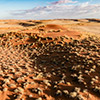 Namib aerial image sunrise