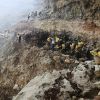 Kawah Ijen, Indonesien, Schwefelmine