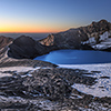 New Zealand, Ruapehu volcano, crater lake