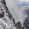 New Zealand, Ruapehu volcano, crater lake