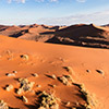 Namib aerial image sunrise