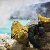 Kawah Ijen, Indonesia, sulphur mine